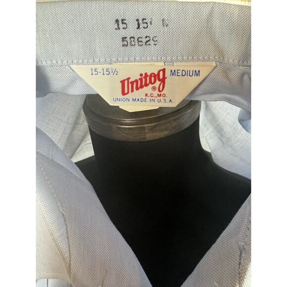 Vintage Mobil Pegasus Unitog Service Shirt Long Sleeve W Name Clayt Medium USA - Picture 10 of 11